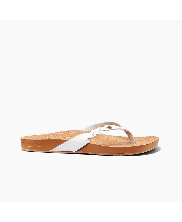 REEF Women #39 s Cushion Court Twist Flip Flop Sandal Macy #39 s