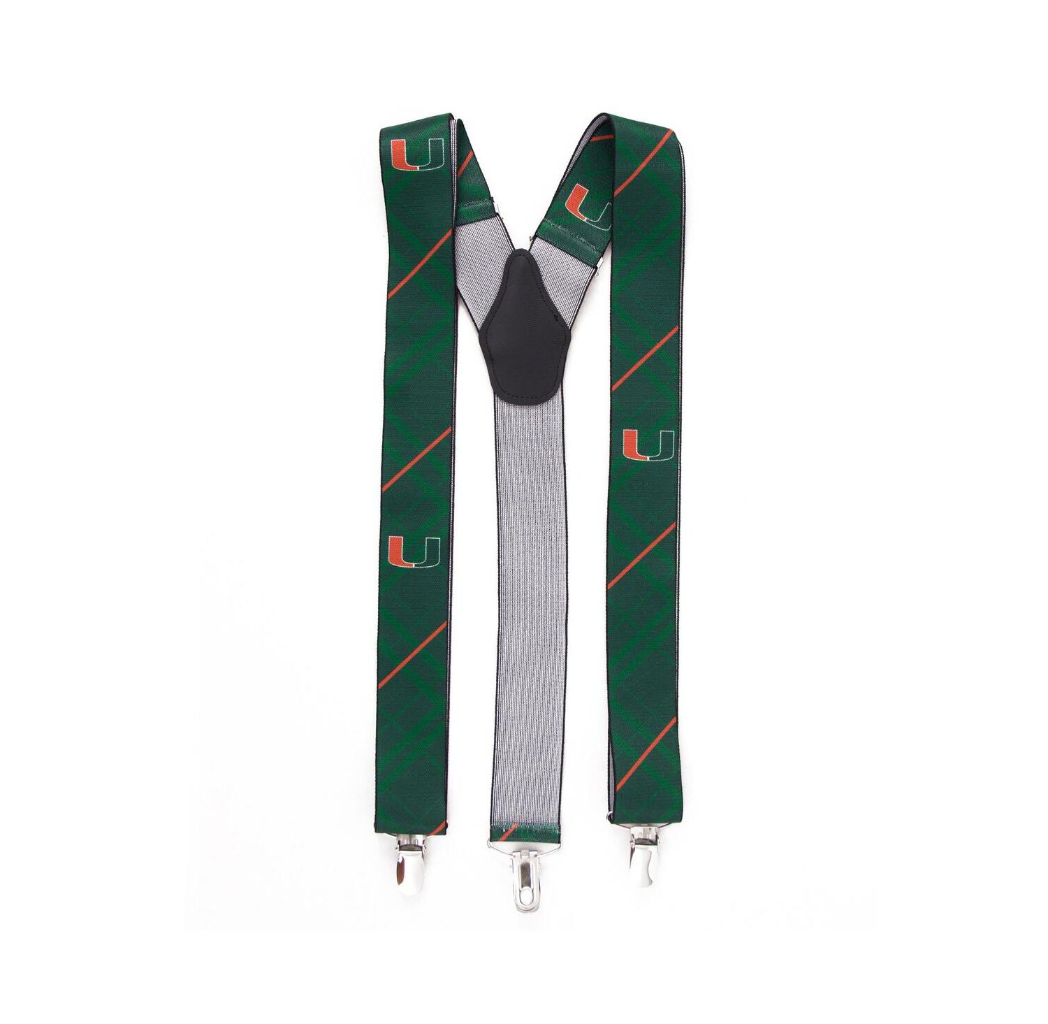 Men's Green Miami Hurricanes Suspenders