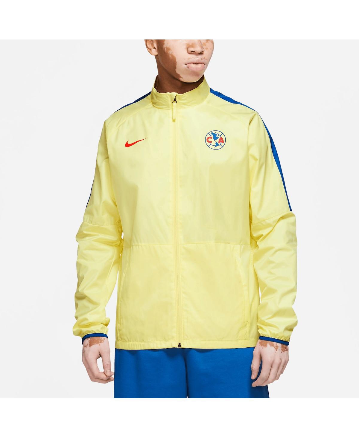 Nike Men's  Yellow Club America Academy Awf Raglan Full-zip Jacket