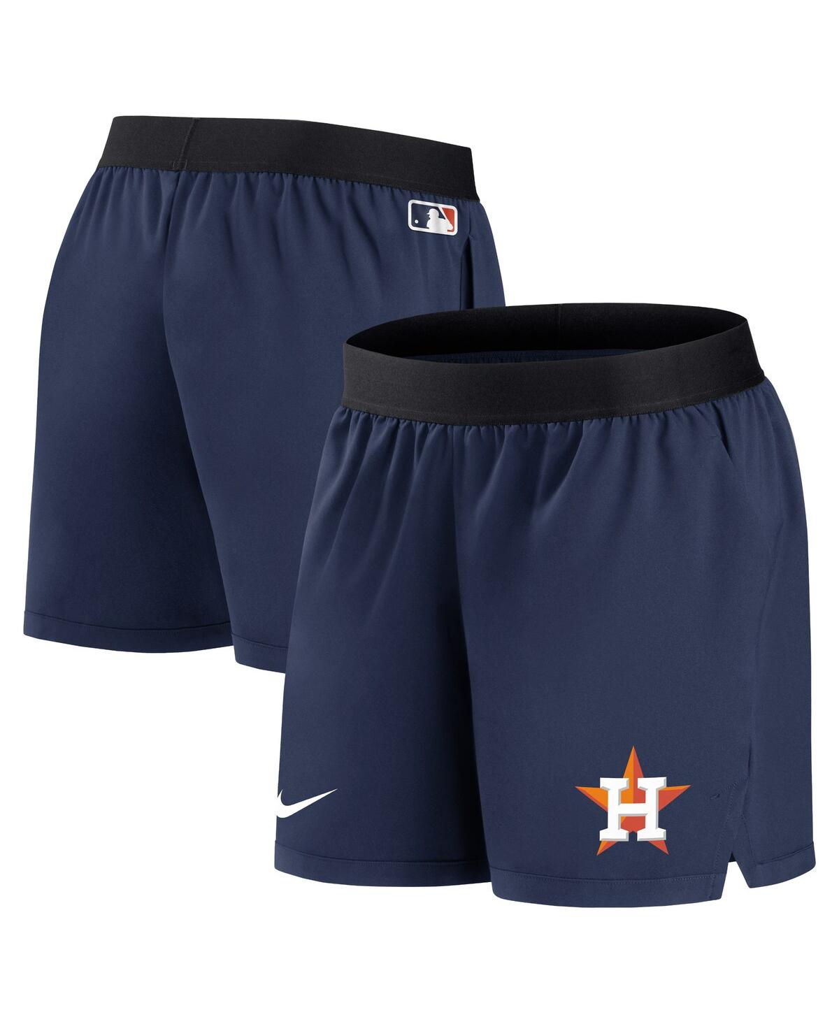 Nike Women's  Navy Houston Astros Authentic Collection Team Performance Shorts In Navy