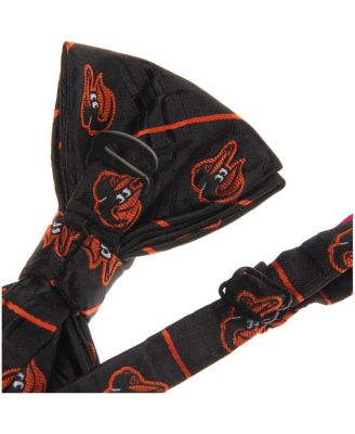 Men's Black Baltimore Orioles Oxford Bow Tie