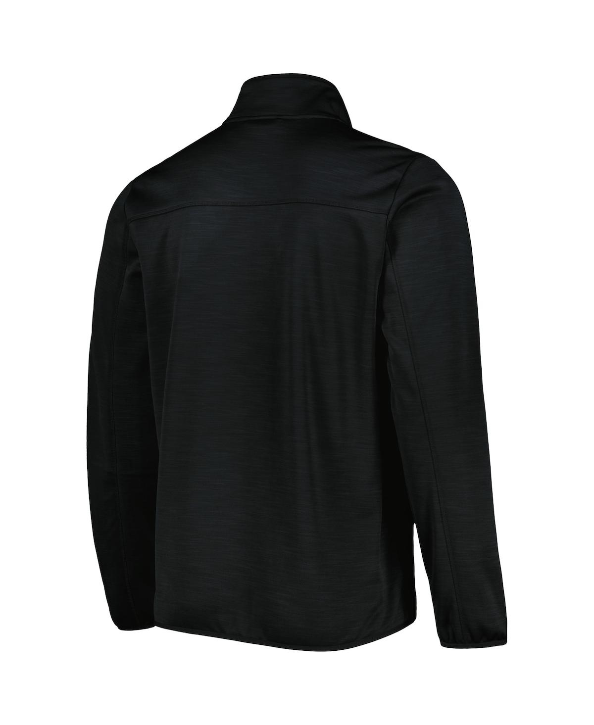 G-III SPORTS BY CARL BANKS MEN'S G-III SPORTS BY CARL BANKS BLACK PITTSBURGH PENGUINS CLOSER TRANSITIONAL FULL-ZIP JACKET 