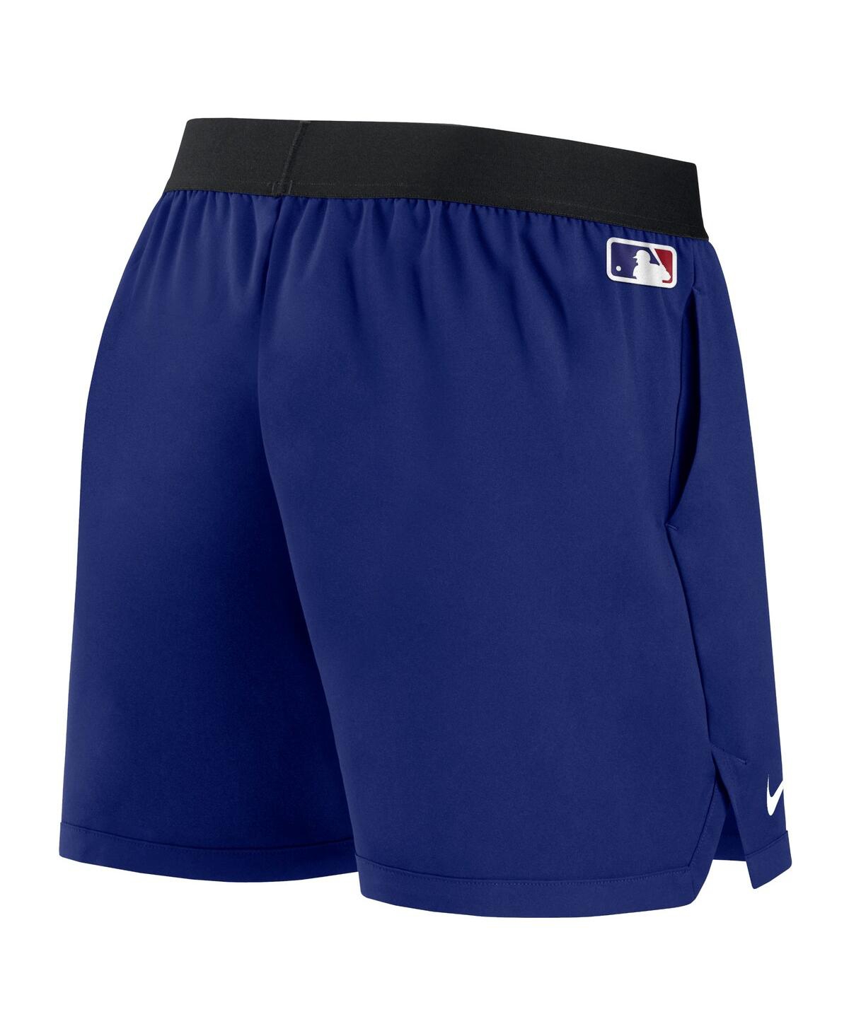 Nike Women's  Royal Los Angeles Dodgers Authentic Collection Team Performance Shorts In Royal
