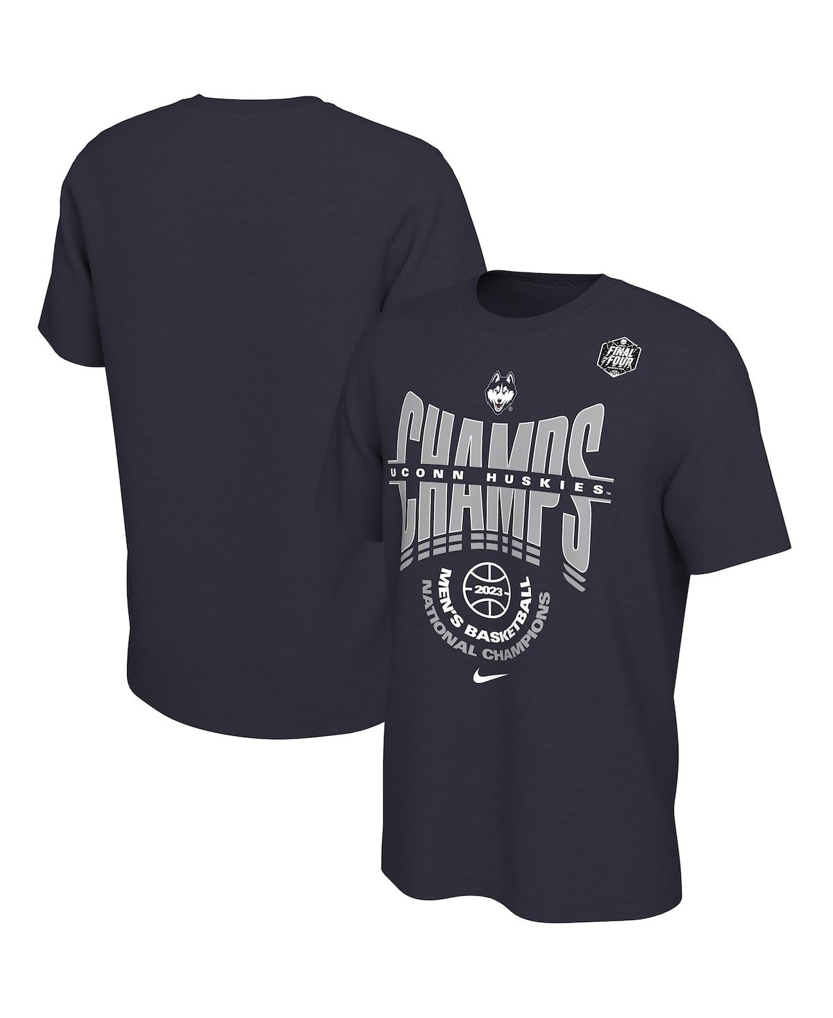 Nike Uconn  Men's College National Champs T-shirt In Navy