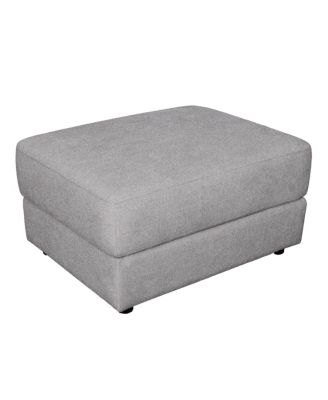 Elizabeth 2 Piece Stain-Resistant Fabric Oversized Armchair and Ottoman Set