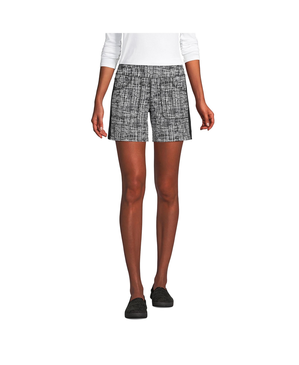 Lands End Women s Active 5 Pocket Shorts Smart Closet