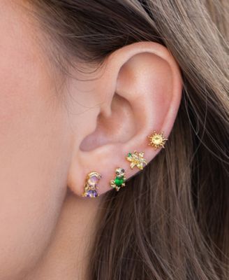 Crystal Multi-Color Disney Princess Tangled Stud Earring Set