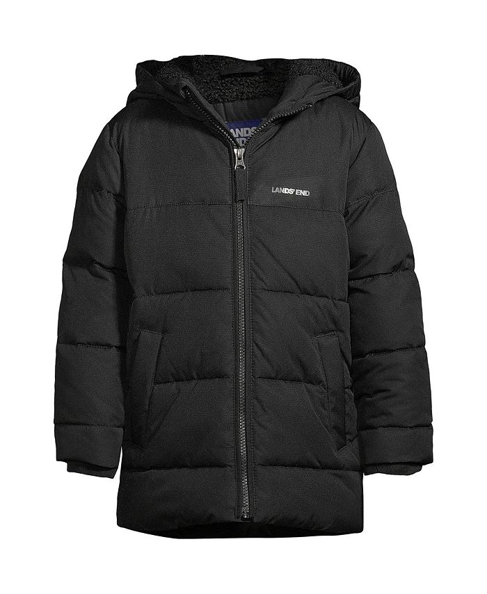 Lands' End Kids Boys ThermoPlume Fleece Lined Parka Macy's