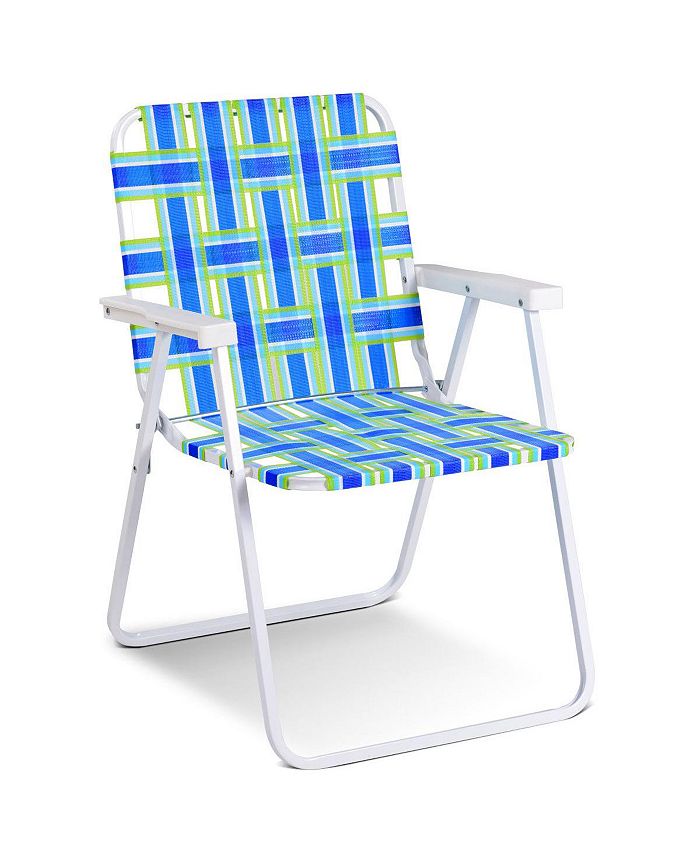 Costway 6pcs Folding Beach Chair Camping Lawn bing Chair Macy's