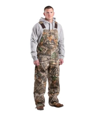Berne Men's Heartland Insulated Washed Traditional Duck Bib Overall