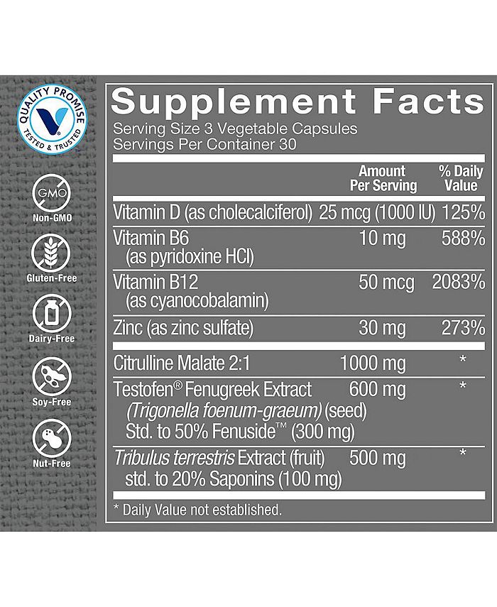 The Vitamin Shoppe Ultimate ManT Testosterone for Men Boosts