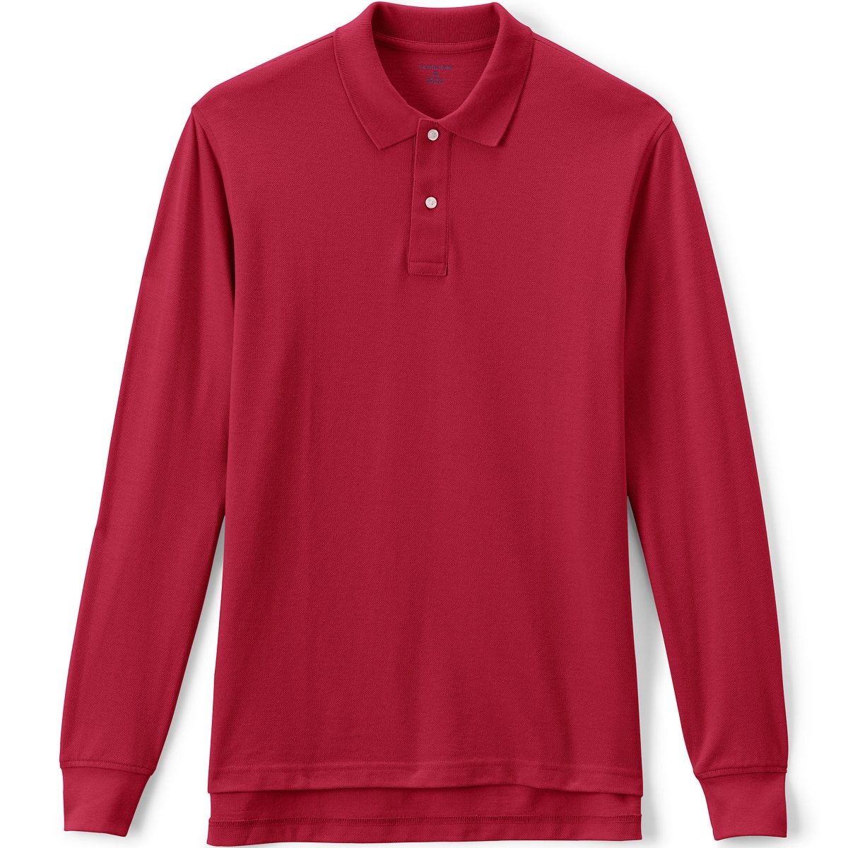 Lands' End Big & Tall School Uniform Sleeve Mesh Polo Shirt