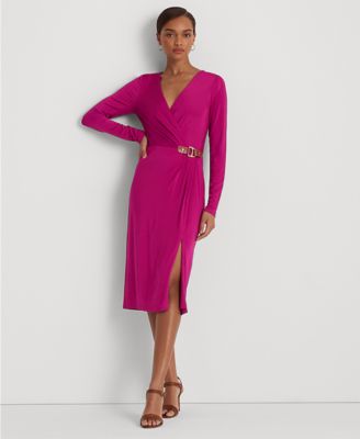 Ralph lauren hot pink dress best sale