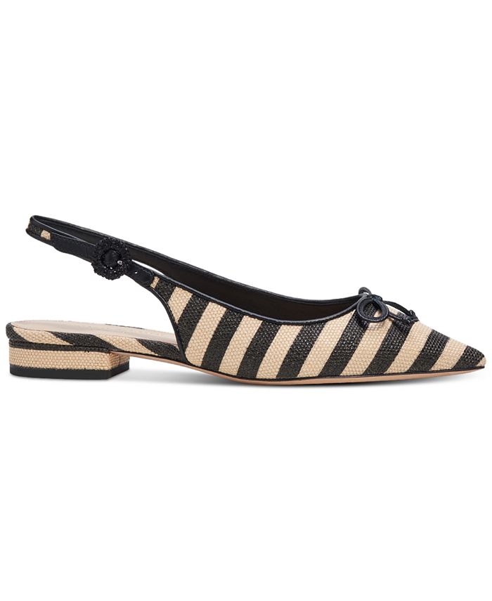 kate spade new york Women's Veronica Raffia Slingback Flats Macy's