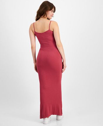 And Now This Women's Sleeveless Ribbed Knit Seamless Maxi Dress - Macy's