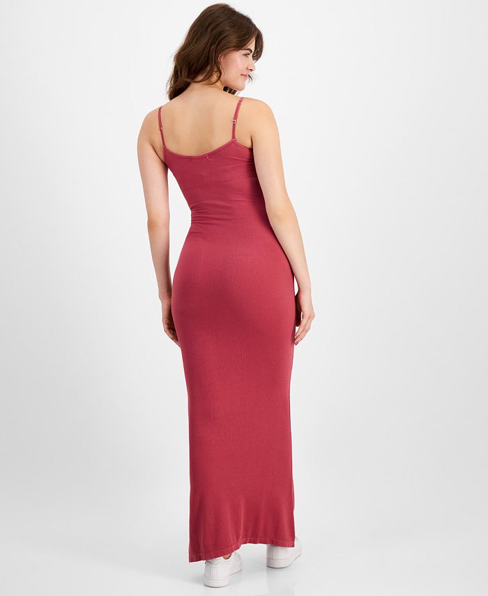 And Now This Women's Sleeveless Ribbed Knit Seamless Maxi Dress Macy's