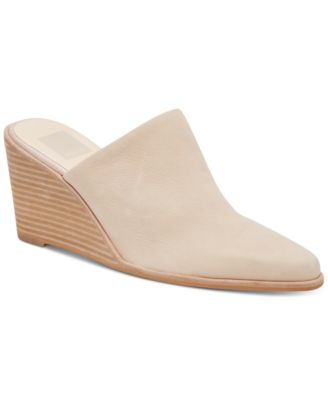 Dolce Vita - Women's Beema Pointed-Toe Slip-On Wedge Mules