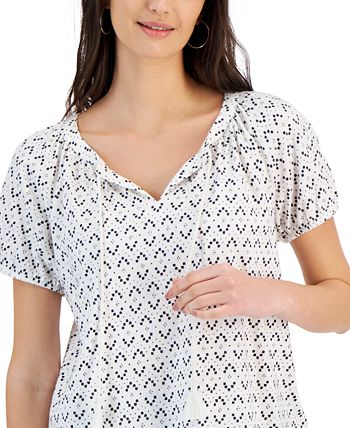 Macys 2024 peasant tops
