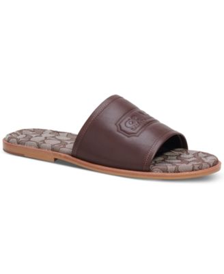COACH - Men's Signature Jacquard Slide Sandals