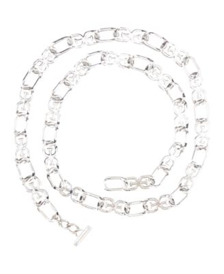 Women's Double-E Logo Chain Dress Belt