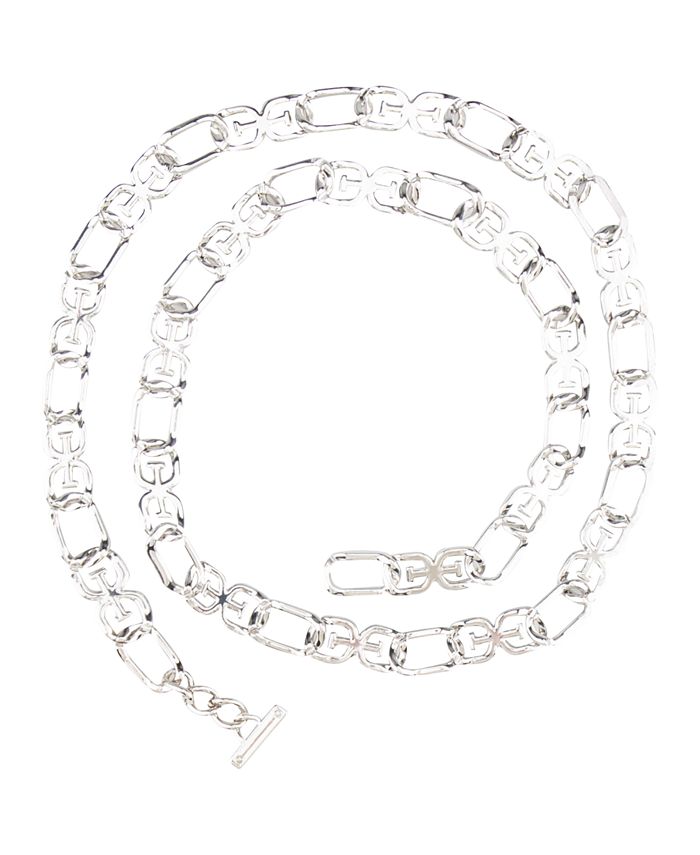 Sam Edelman Women's Double-E Logo Chain Dress Belt - Macy's