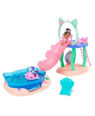 Photo 1 of Purr-ific Pool Playset with Gabby and MerCat Figures, & Pool Accessories