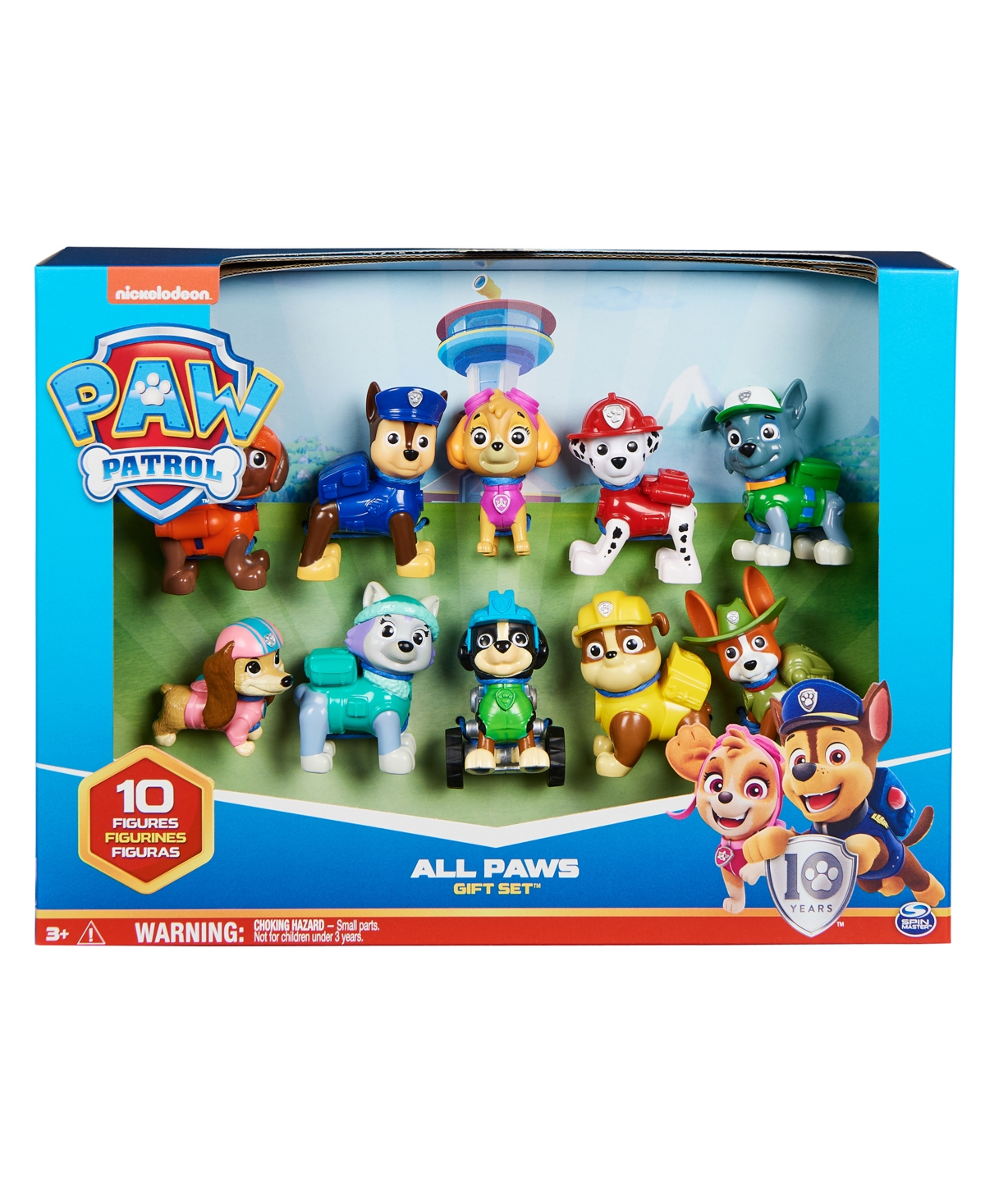 Shop Paw Patrol All Paws On Deck Toy Figures Gift Pack With 10 Collectible Action Figures In Multi-color