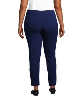 Plus Size Starfish Mid Rise Slim Leg Pants