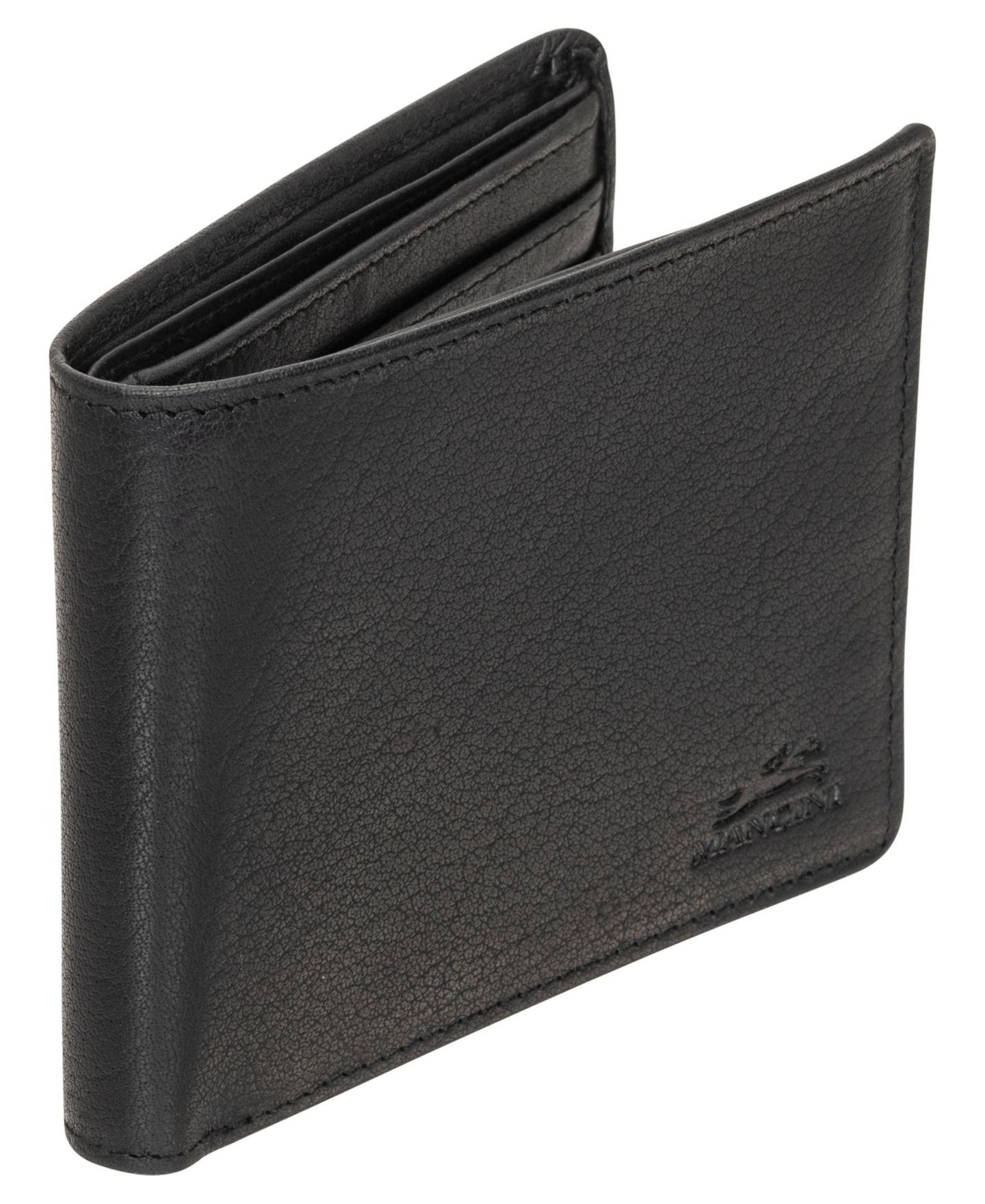 Мужской кошелёк Mancini Buffalo RFID Secure Left Wing Billfold Wallet, цвет: Чёрный — фото 5