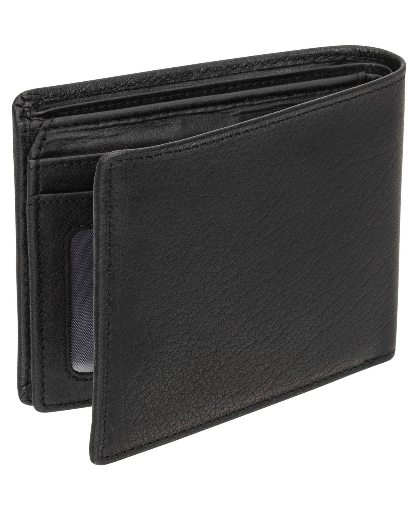Мужской кошелёк Mancini Buffalo RFID Secure Left Wing Billfold Wallet, цвет: Чёрный — фото 2