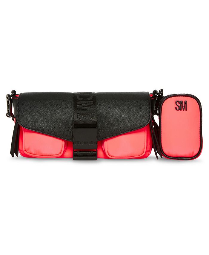 Steve Madden Bmotion Utility Crossbody Bag (Blush): Handbags