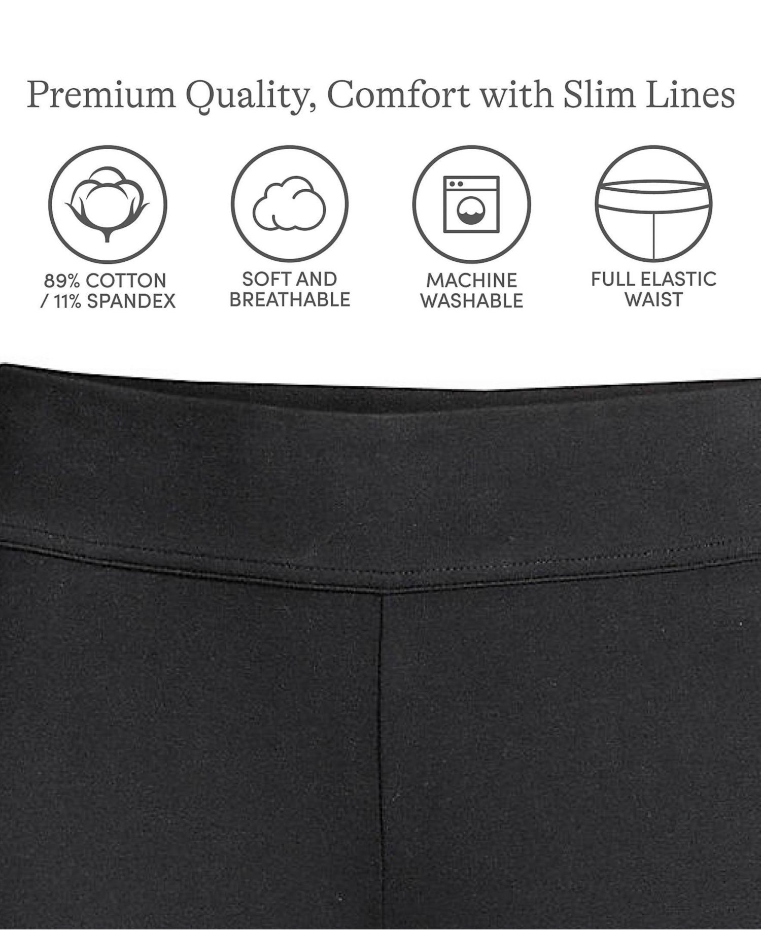 Women's Tall Starfish Mid Rise Slim Leg Pants