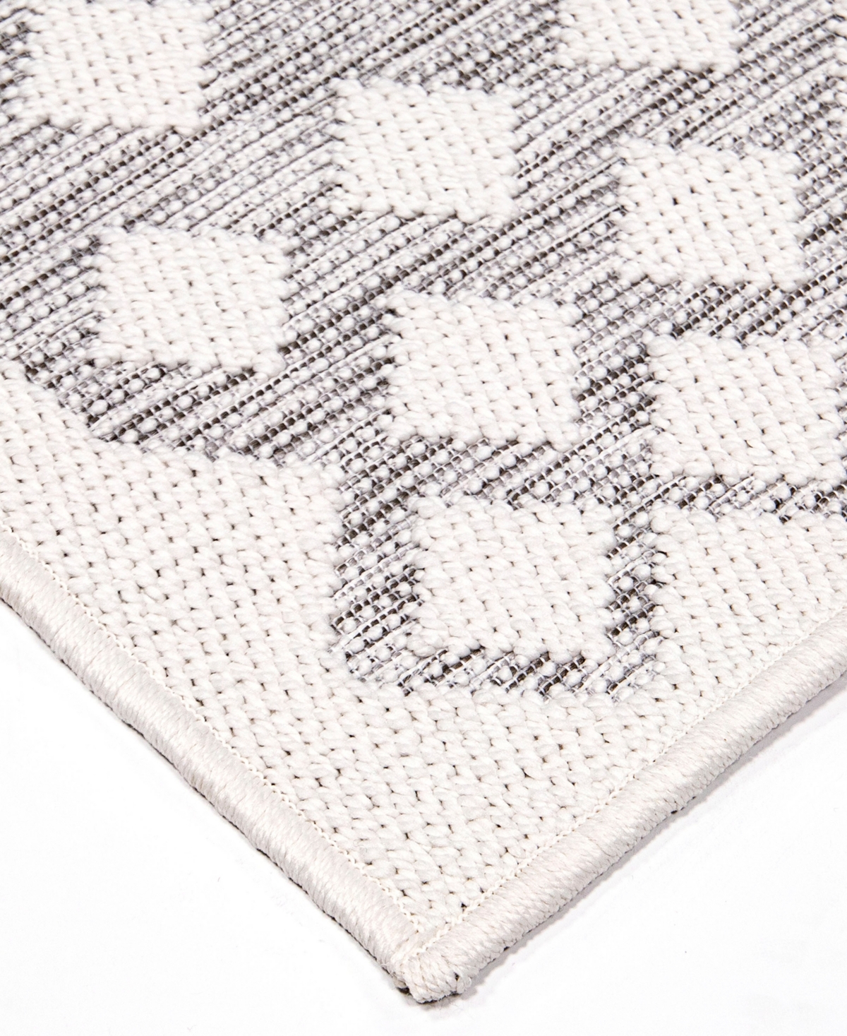 Orian Knitweave Indoor, Outdoor Shining Diamond Area Rug