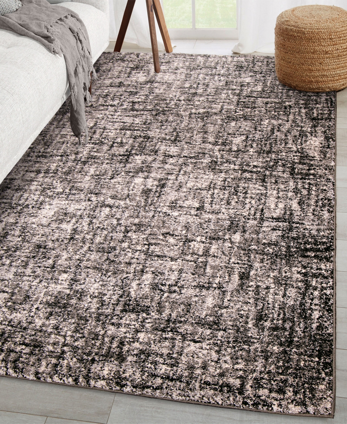 Orian Cloud 19 Heathered Plaid Area Rug