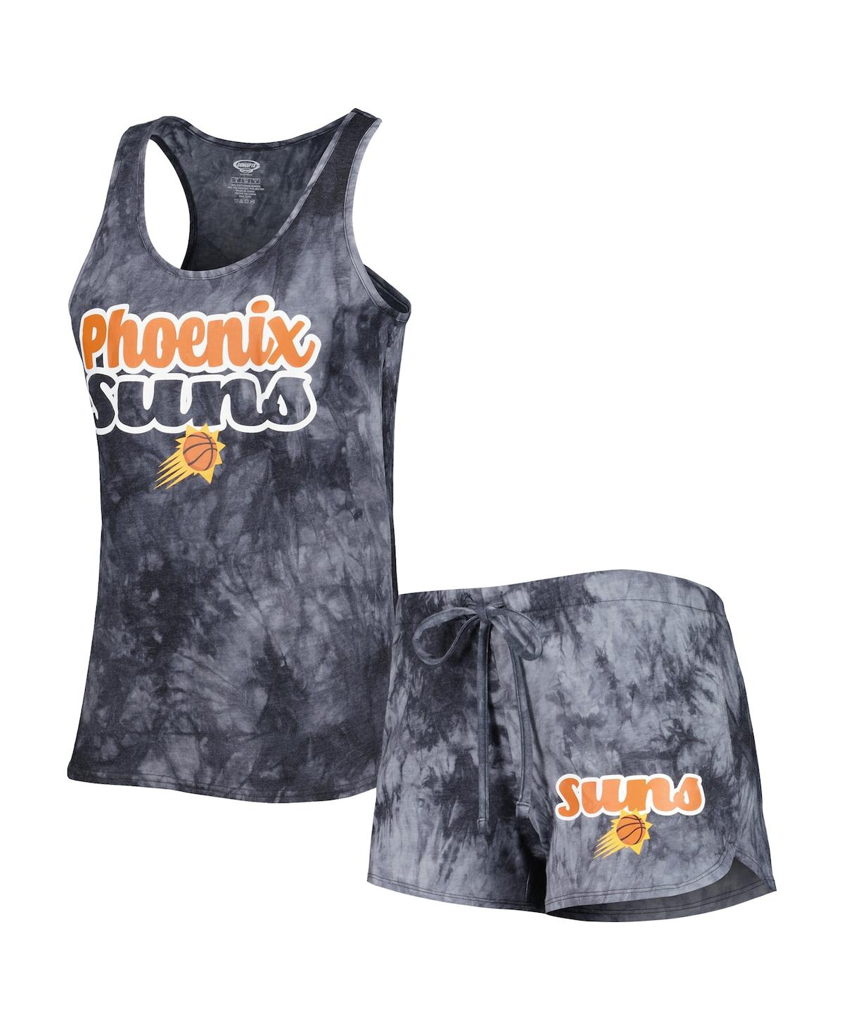 Shop Concepts Sport Women's  Charcoal Colorado Avalanche Billboard Tank Top And Shorts Sleep Set