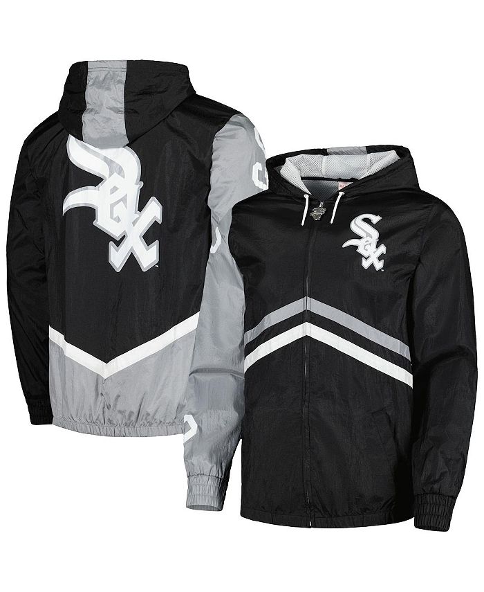Men's Mitchell & Ness Navy New York Yankees Undeniable Full-Zip Hoodie Windbreaker Jacket Size: Large