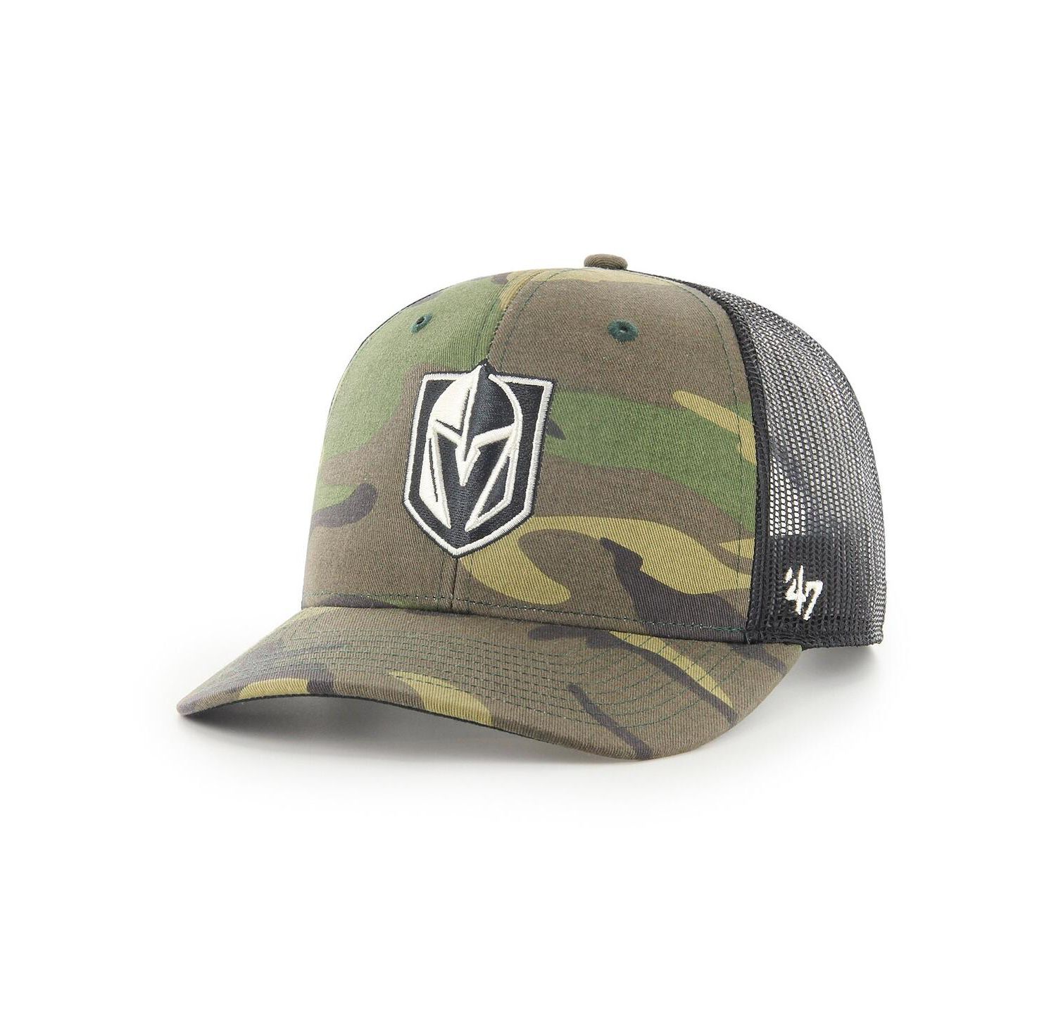 Men's Camo and Black Vegas Golden Knights Trucker Snapback Hat