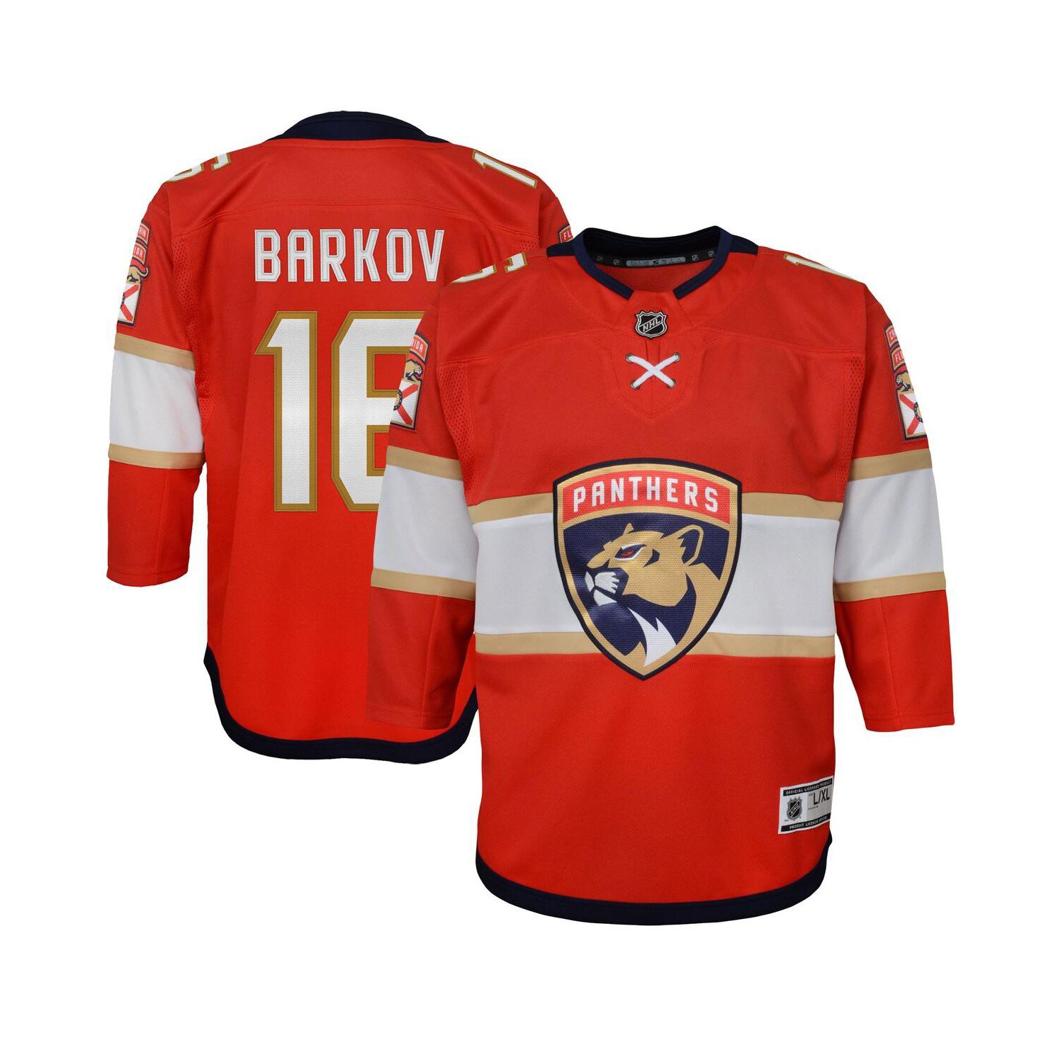 Big Boys and Girls Aleksander Barkov Red Florida Panthers Home Premier Player Jersey