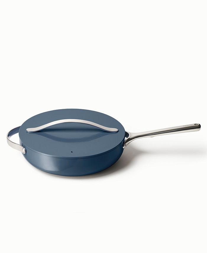 Caraway Non-Stick Ceramic 4.5 QT Sauté Pan - Blue