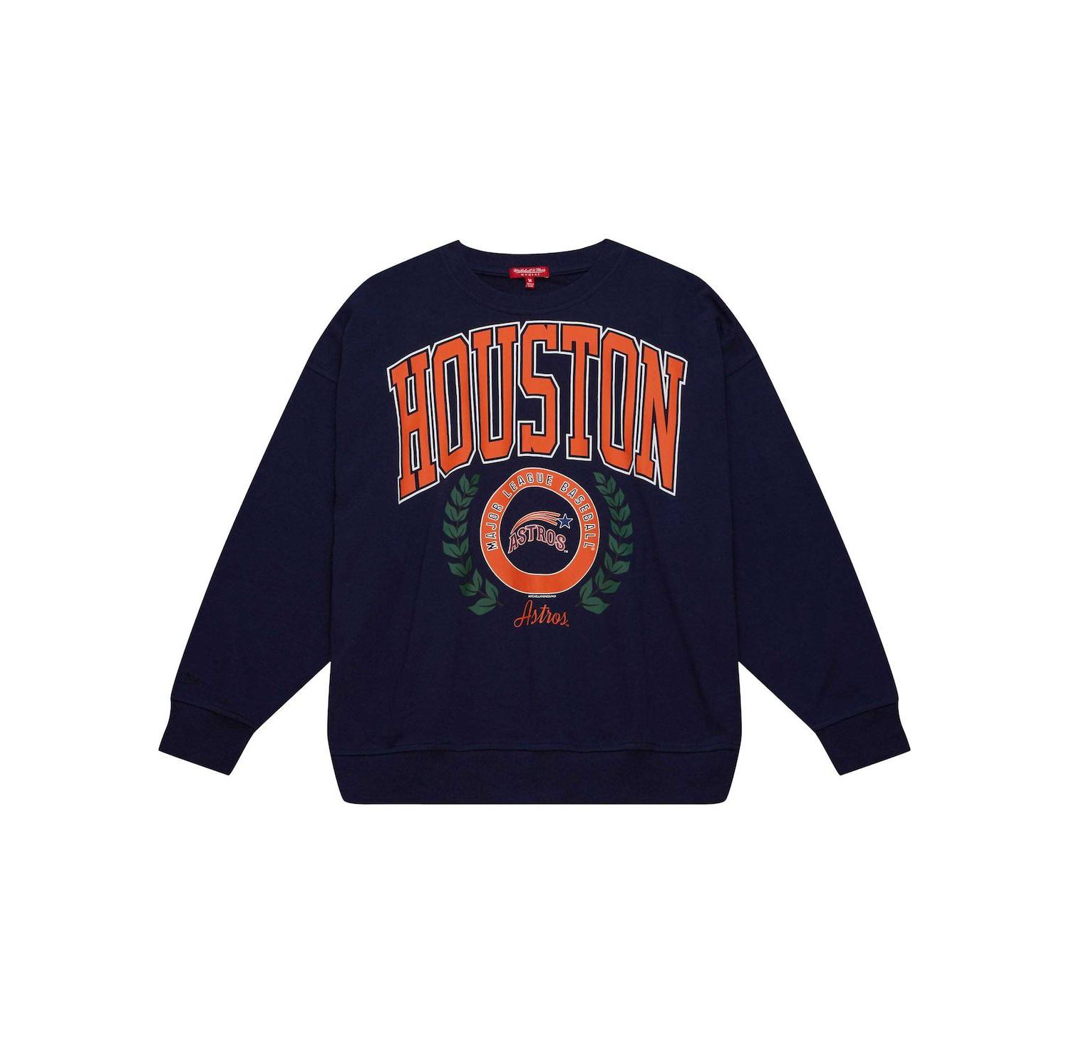 Women's Navy Houston Astros Logo Lt 2.0 Pullover Sweatshirt