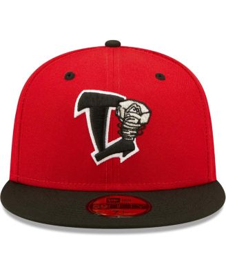 Men's Red Lansing Lugnuts Authentic Collection Team Home 59FIFTY Fitted Hat