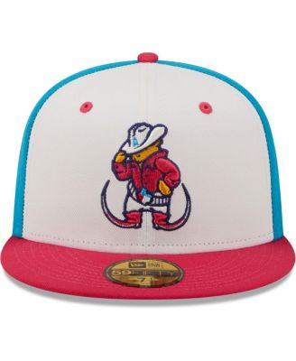 Men's White, Coral Pointy Boots de Amarillo Copa De La Diversion 59FIFTY Fitted Hat