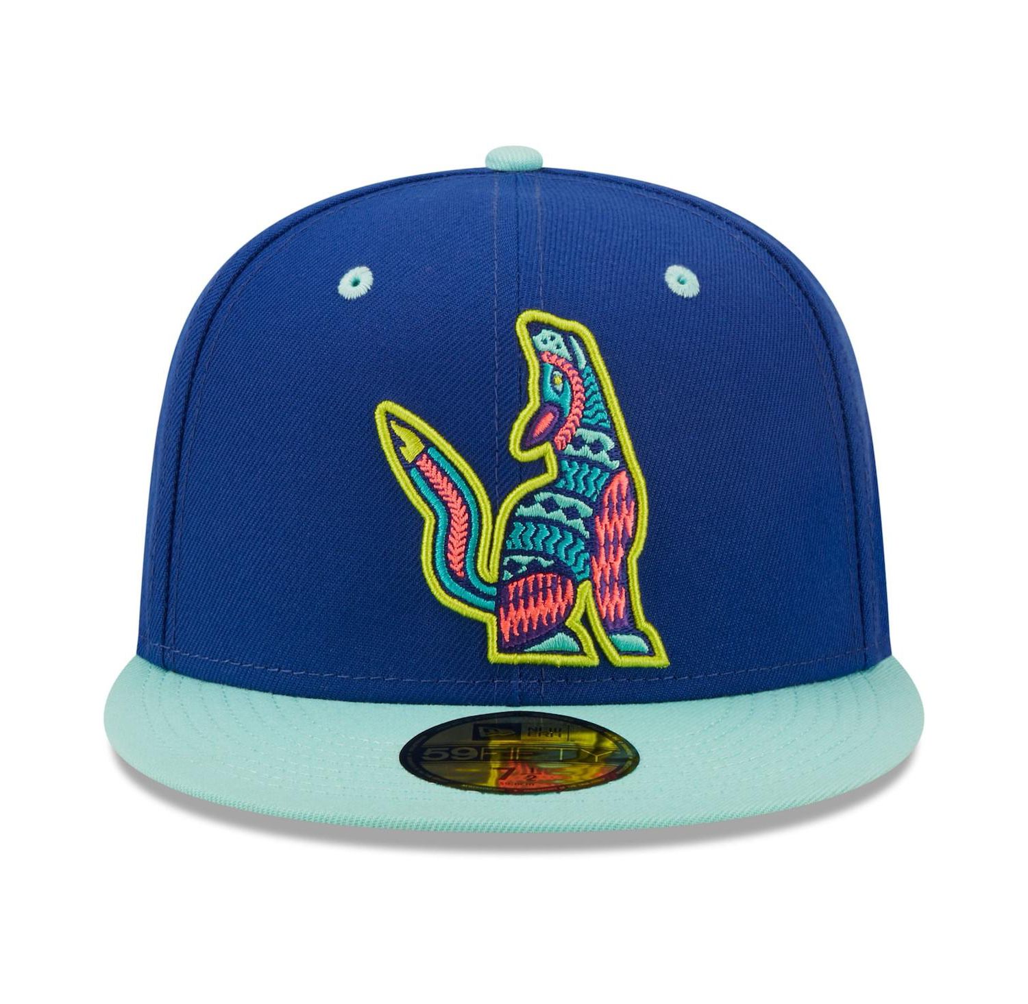 Men's Blue, Mint Sonadores de Hillsboro Copa De La Diversion 59FIFTY Fitted Hat
