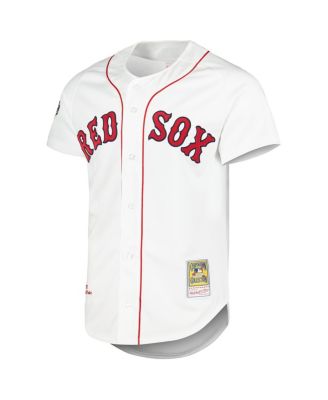 Men's David Ortiz White Boston Red Sox Cooperstown Collection Authentic Jersey