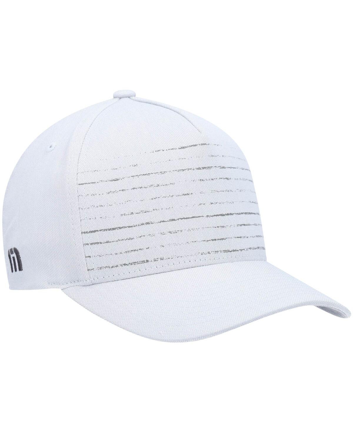 Shop Travis Mathew Men's  Heathered Gray Hot Streak Snapback Hat