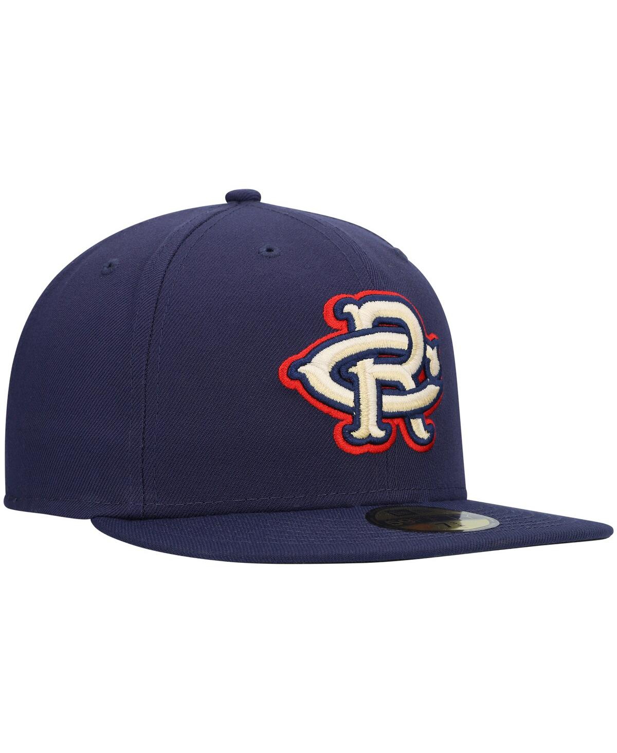 Men's New EraCedar Rapids Kernels Authentic Collection Team Alternate 59FIFTY Fitted Hat - Navy