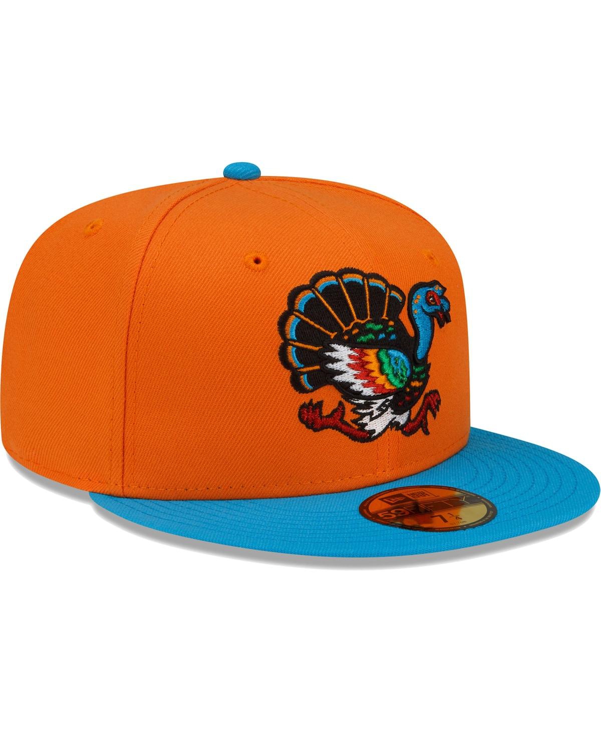 Shop New Era Men's  Orange Augusta Greenjackets Copa De La Diversion 59fifty Fitted Hat
