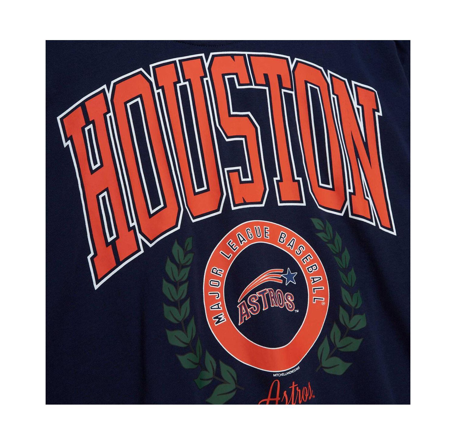 Women's Navy Houston Astros Logo Lt 2.0 Pullover Sweatshirt