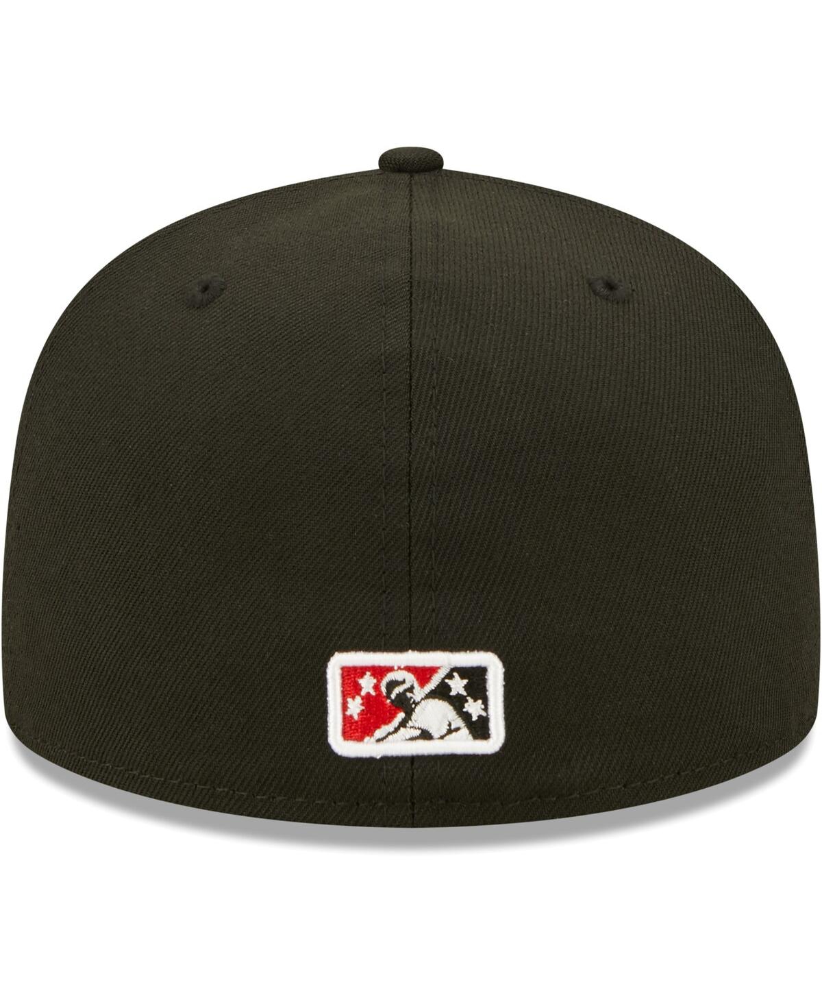 Men's New EraArkansas Travelers Authentic Collection Road 59FIFTY Fitted Hat - Black