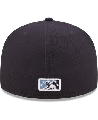 Men's Navy Hillsboro Hops Authentic Collection 59FIFTY Fitted Hat